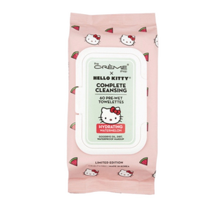 The Crème Shop x Hello Kitty 3‑in‑1 Cleansing Towelettes Pink 60 Ct NWT